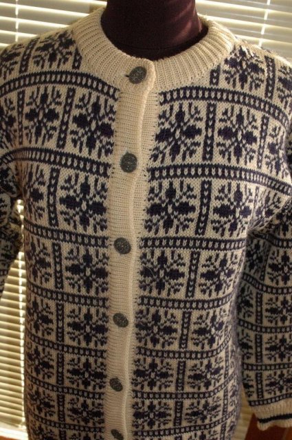 Vintage Dale of Norway Cardigan Sweater sz 42