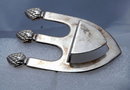 Sheffield Company Pineapple 3 spire silver plate CASSEROLE SPOON REST