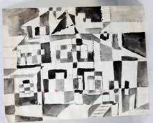 Abstract Watercolor painting on paper Signed * PRICE REDUCTION!*