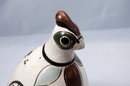 Mexican Pottery Stoneware Quail with enameling