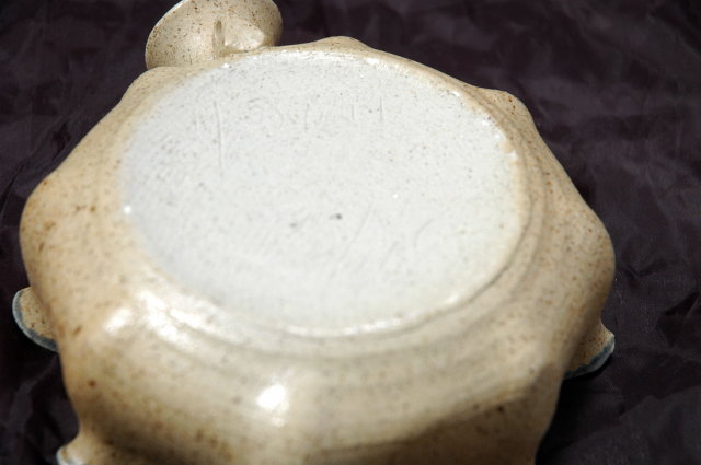 Pinch Pot Stoneware Pottery Wall Mount Sconce Candle Holder