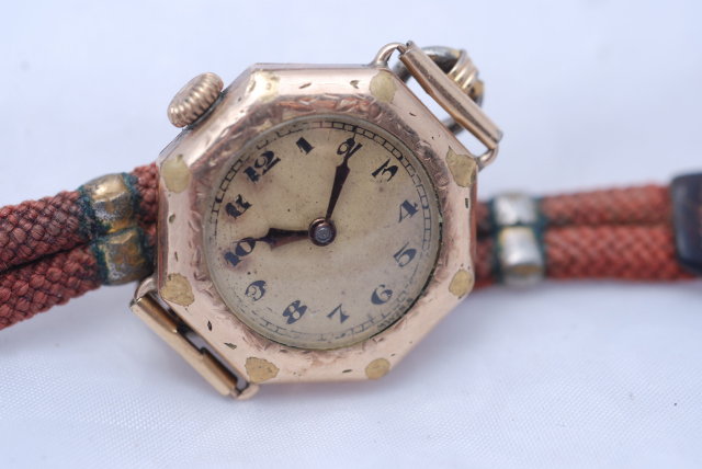 15J Swiss Watch, Wadsworth Gold Engraved Case