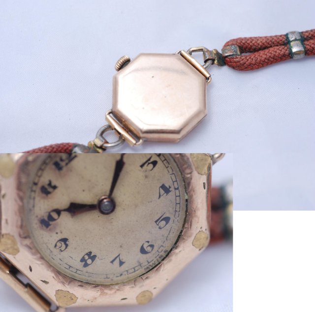 15J Swiss Watch, Wadsworth Gold Engraved Case