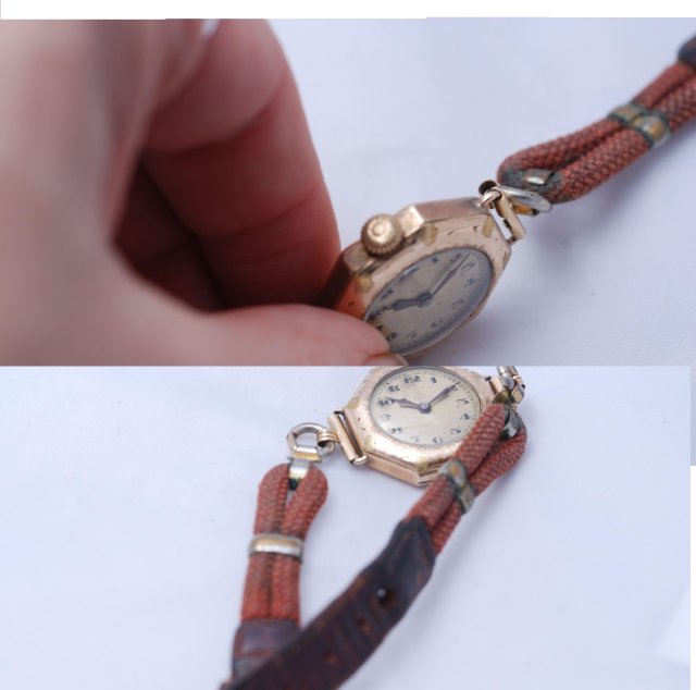 15J Swiss Watch, Wadsworth Gold Engraved Case