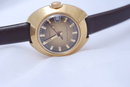 Eames Era Gold & Brown Timex Watch WR Date Window