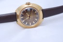 Eames Era Gold & Brown Timex Watch WR Date Window