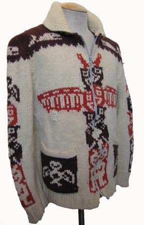 Outstanding Vintage TOTEM Canadian Cowichan 100 % WOOL *Price Reduced!*