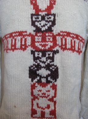 Outstanding Vintage TOTEM Canadian Cowichan 100 % WOOL *Price Reduced!*