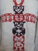 Outstanding Vintage TOTEM Canadian Cowichan 100 % WOOL *Price Reduced!*
