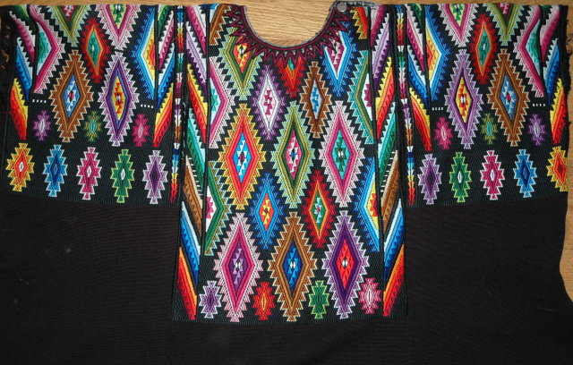 Huipil of Chichicastenango.Guatemalan Huipil-