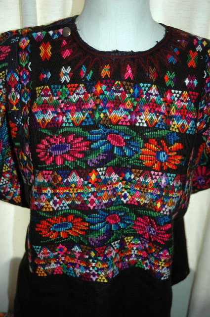 Huipil from Chichicastenango. Guatemalan Mayan Huipil -