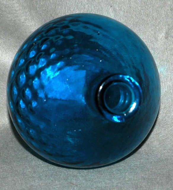 Patterned Glass Bulbous Bottle * PRICE REDUCTION!*
