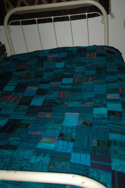 Guatemalan patchwork quilt Hand made