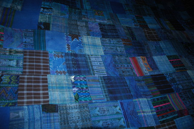 Guatemala Guatemalan Huilpil patchwork quilt