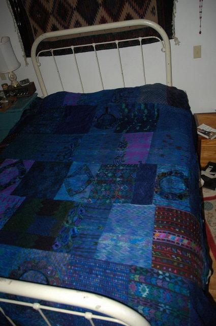 Guatemala Quilt Guatemalan huipil matrimonial quilt 78