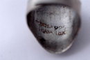 18k Gold Mystical Peruvian Ring, Signed