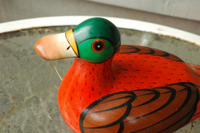 Mexian Pottery Duck artist signed M. Palacious **PRICE REDUCTION**!!