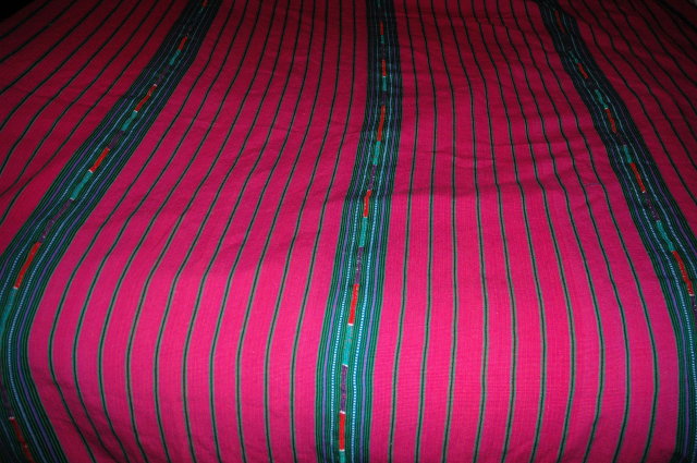 Guatemala Hand Loomed Textile Bedspread 104