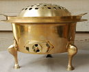 Solid Brass Thai Hibachi Cooker Charcoal Grill * PRICE REDUCTION!*