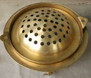 Solid Brass Thai Hibachi Cooker Charcoal Grill * PRICE REDUCTION!*