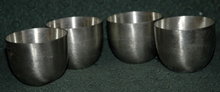 4 Old Stieff Pewter Jefferson Cups 3
