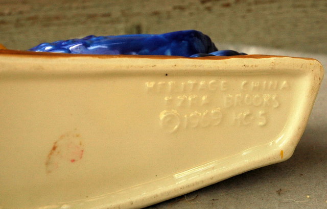 Ezra Brooks Kansas Jayhawk whiskey bottle 1969