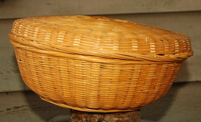 Splint Wood Wicker Basket ?Cedar? Pine? * PRICE REDUCTION!*