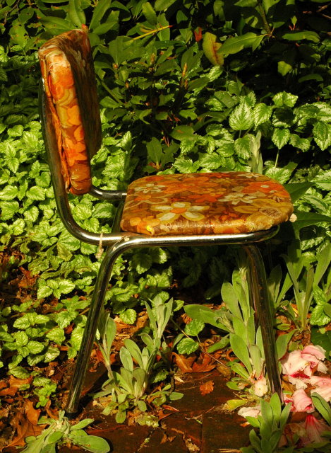 Vintage Chrome & Vinyl Child Kitchen Chair * PRICE REDUCTION!*