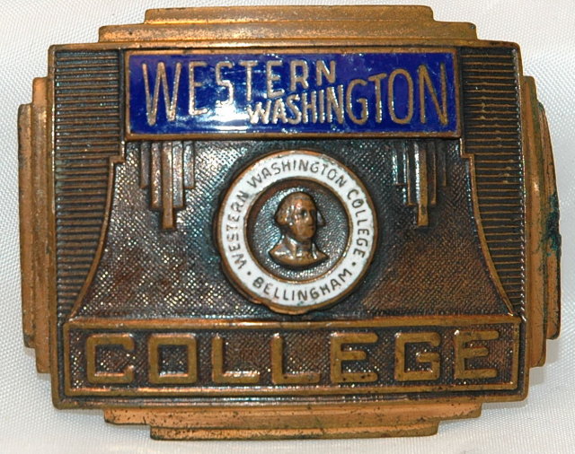Western Washington Bellingham Belt Buckle * PRICE REDUCTION!*