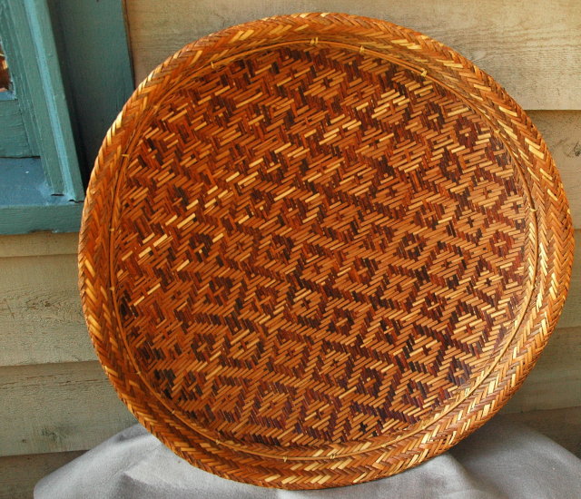 Rare Large Indian Basket Peru Amazonian Bora Tribe