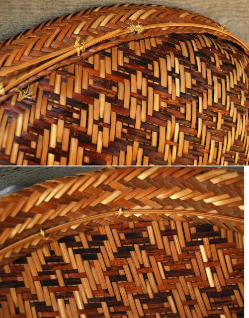 Rare Large Indian Basket Peru Amazonian Bora Tribe