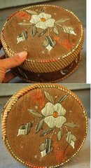 Great Lakes Region Porcupine Quill Birch Bark Basket Box *** PRICE REDUCED!***