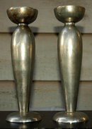 Nickle over Bronze Candle Stick Holders **PRICE REDUCTION**!!