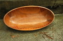 Wooden Dough Bowl Hand Primitive Hand Painted design *PRICE REDUCTION!*
