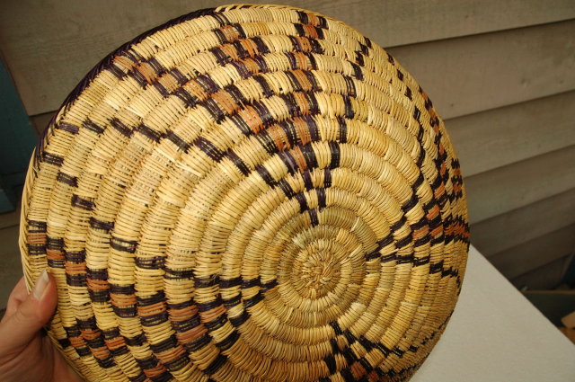 Native Basket, Large Woven Grass Bowl -MORACCAN- *PRICE REDUCTION!*