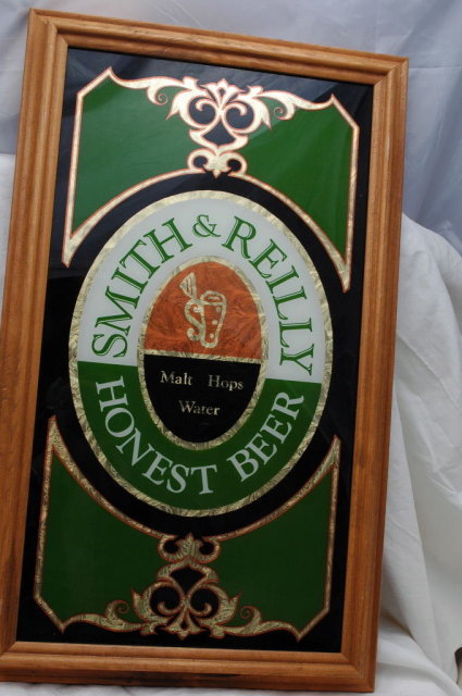 Smith & Reilly Honest Beer Bar Mirror Sign **PRICE REDUCED**!!