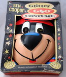 Vintage Halloween Yogi Bear Costume, Ben Cooper Gltter Glo Brand