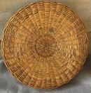 Native American Sewing Basket Splint Ash & Sweet Grass Northeastern tribe