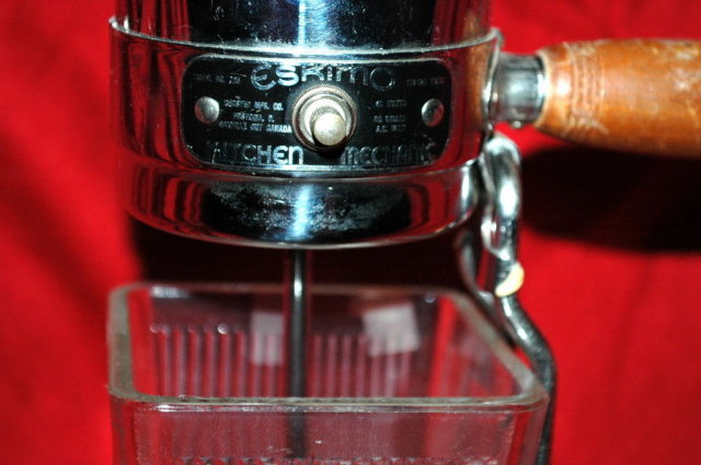 Drink Mixer, Art Deco Chrome Top