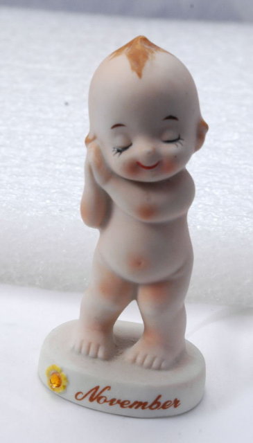 Kewpie Bisque NOVEMBER Birthday Baby Kelvin's Japan