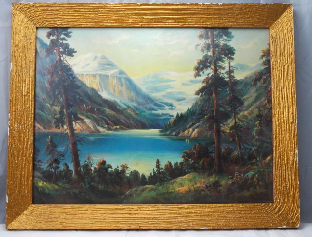 Vintage William Thompson Print of Lake Louise