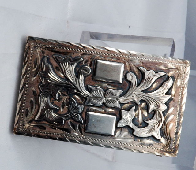 Mexican Sterling Plata De Jalisco Belt Buckle