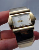 Fat Hinged Cuff Bracelet Quartz Watch by Saint James