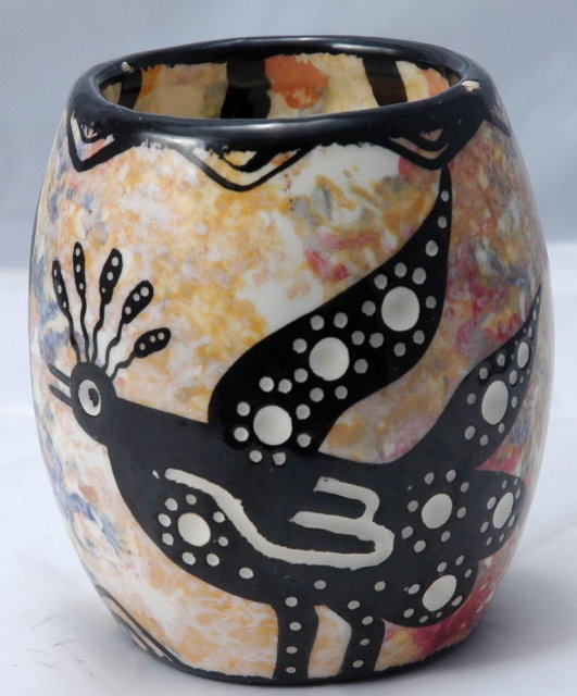 Apache Owl Mug or Cup Signed & Dated