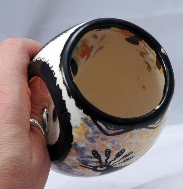 Apache Owl Mug or Cup Signed & Dated