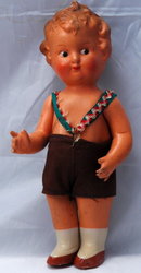 Steha German Boy Doll Antique Composition