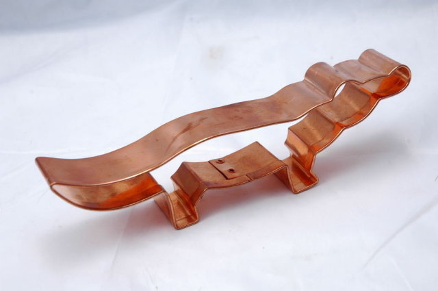 Large ALarge Allegator Copper Cookie Cutter