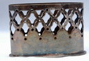 Denmark Silver Plate Holder Marked & Numbered C Jensens Sølvvarefabrik