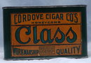Old Cordove Cigar Tin Peacock graphic