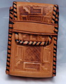 Mexican Tooled Leather Cigarette Case